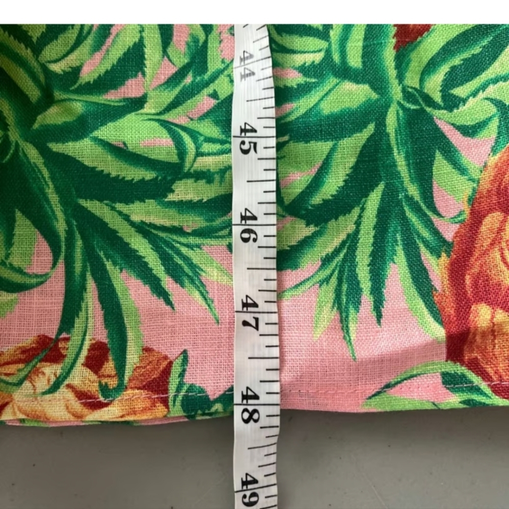 Farm Rio 🍍 Pineapple Garden Linen Midi Dress - Picture 11 of 12